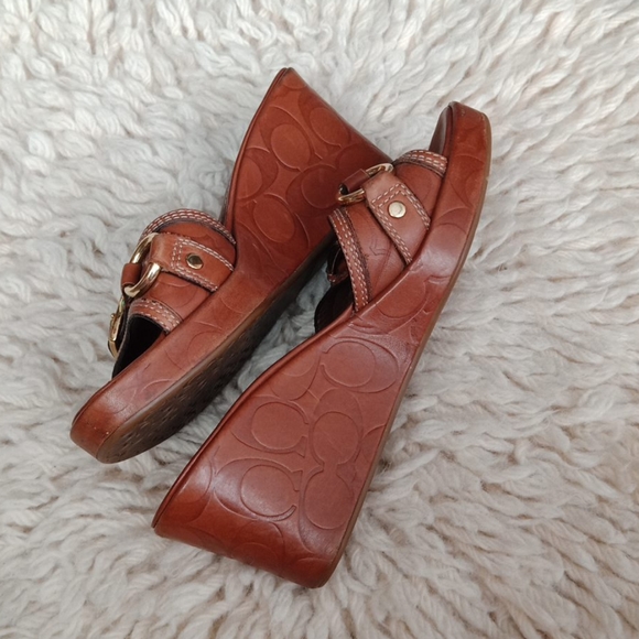 Coach leather wedges - Picture 7 of 15